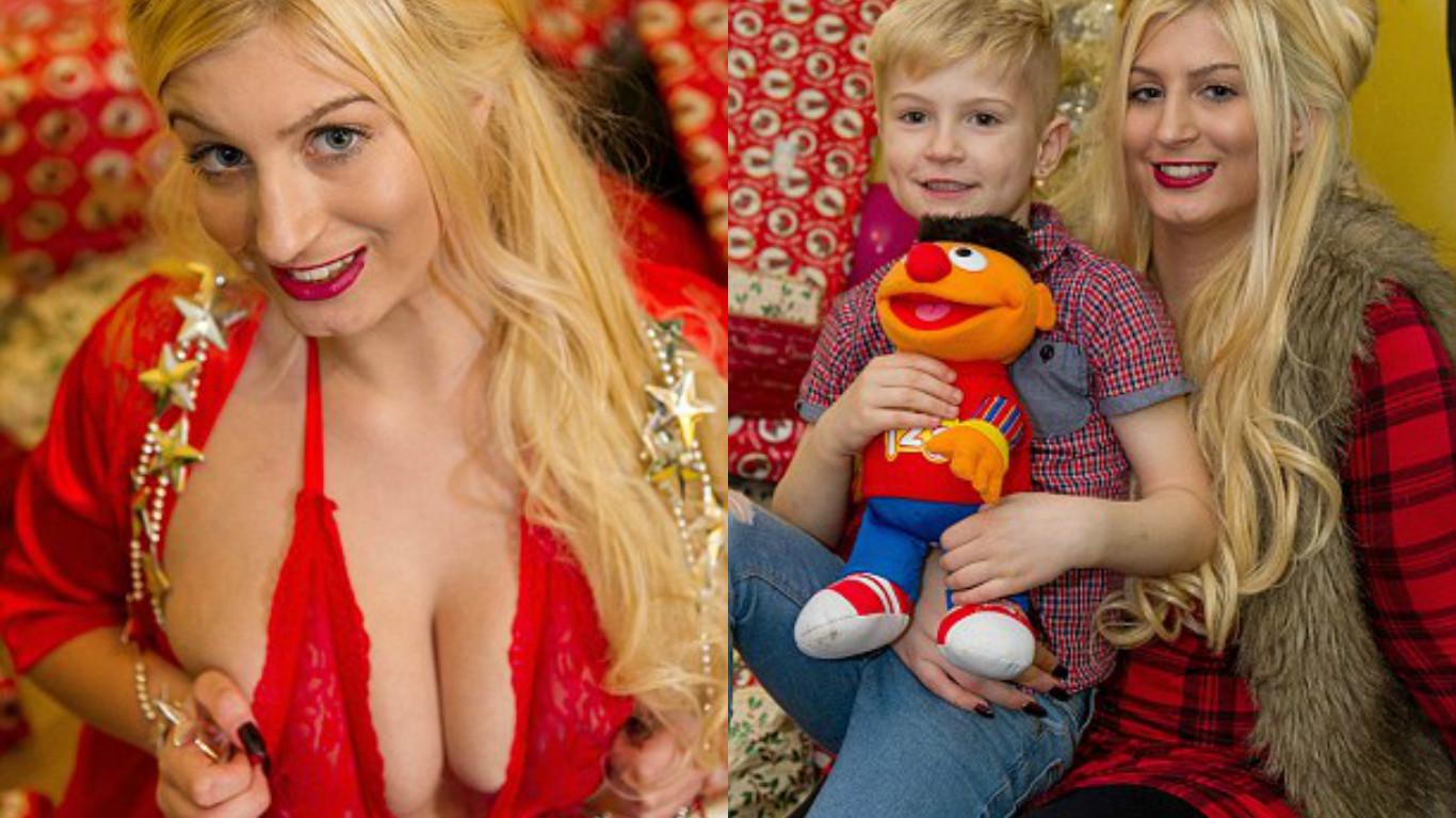 Para conseguir dinero para los regalos de su hijo decidió trabajar de esto (VIDEO)