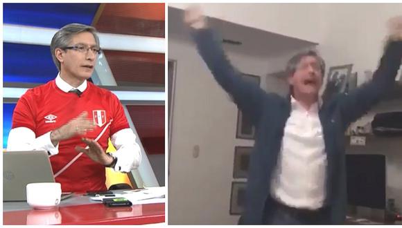 Federico Salazar: su eufórica reacción tras clasificación de Perú a Rusia 2018 (VIDEO)