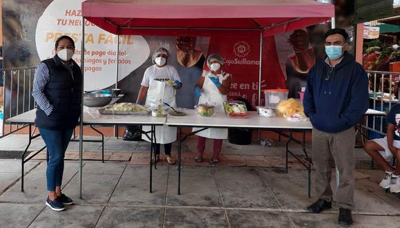 Promueven el consumo de ensaladas en mercado para que las familias tengan una vida sana en Sullana