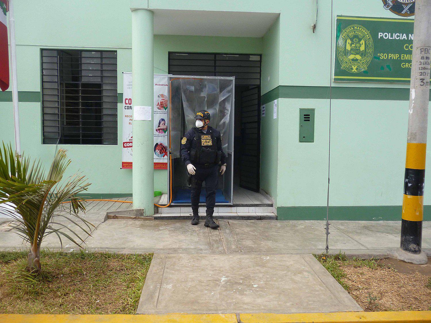 Chincha: Instalan cámaras de desinfección en hospitales y comisarias