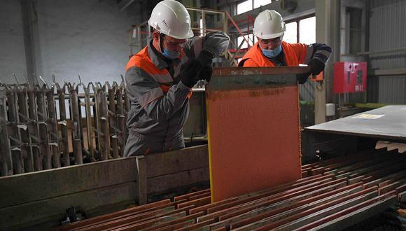 Producción nacional de cobre cae en 1.58% en marzo, según INEI. (Foto: GEC)