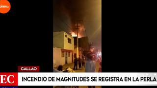 Callao: Gran incendio se reporta en vivienda de La Perla
