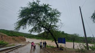 Tumbes: Más de 1,500 vecinos del distrito de Casitas se encuentran aislados por lluvias (VIDEO)