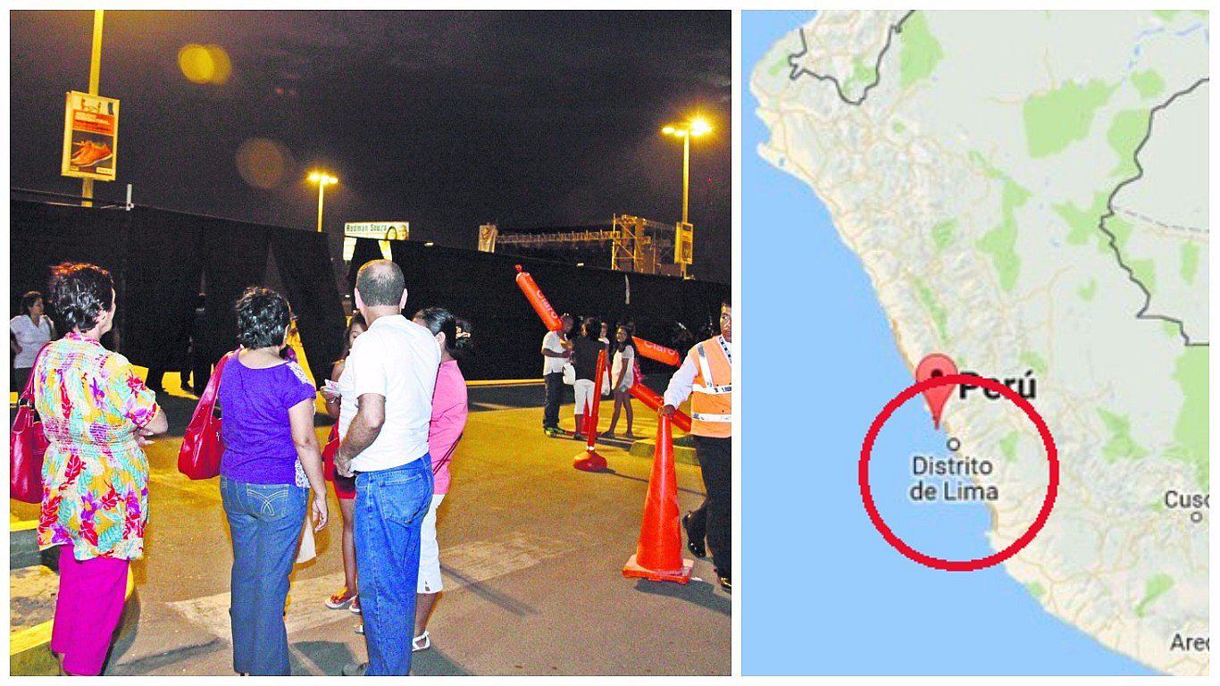 Fuerte temblor de 4.8 grados remeció Lima y la Costa Central