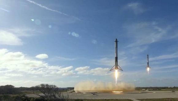 SpaceX lanzó Falcon Heavy, el cohete más grande del mundo (VIDEO)