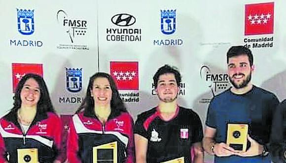 Martín León Ruesta consigue el primer lugar en el Campeonato de España de Squash 57, al vencer al local Gerard García