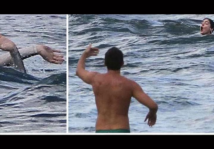 Anne Hathaway casi muere ahogada en Hawaii (FOTOS)