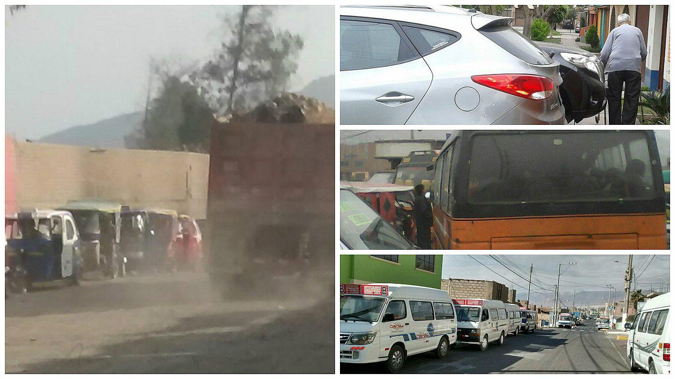 ​Nubes de polvo afectan a vecinos de Ate