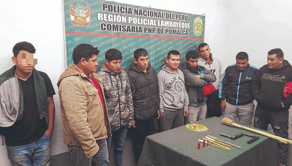 Capturan a presuntos invasores en “Cerro El Combo” en Pomalca 