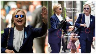 Hillary Clinton: demuestran que tiene una doble para remplazarla (FOTOS)