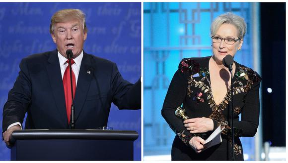 Donald Trump arremete contra Meryl Streep y la llama "lacaya" de Hillary Clinton 