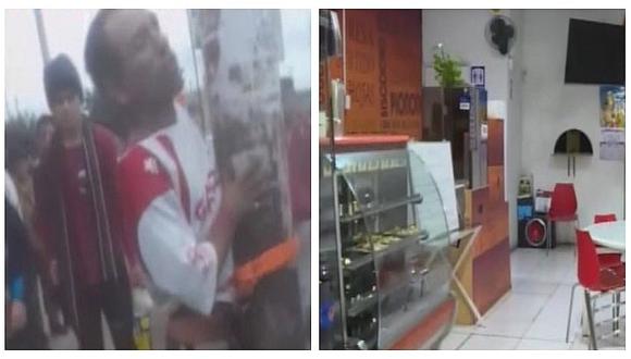 Ladrón fue atado en poste tras robar más de 13 mil soles en pastelería de San Martín de Porres (VIDEO)