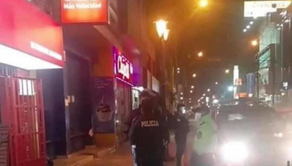 ​Chincha: sujetos armados asaltan a tienda de telefonía