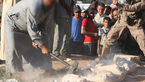 Estado Islámico destruye estatuas del Museo de Palmira en Siria