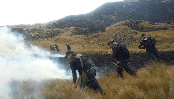 Sofocan incendio que amenazaba Santuario Nacional del Ampay