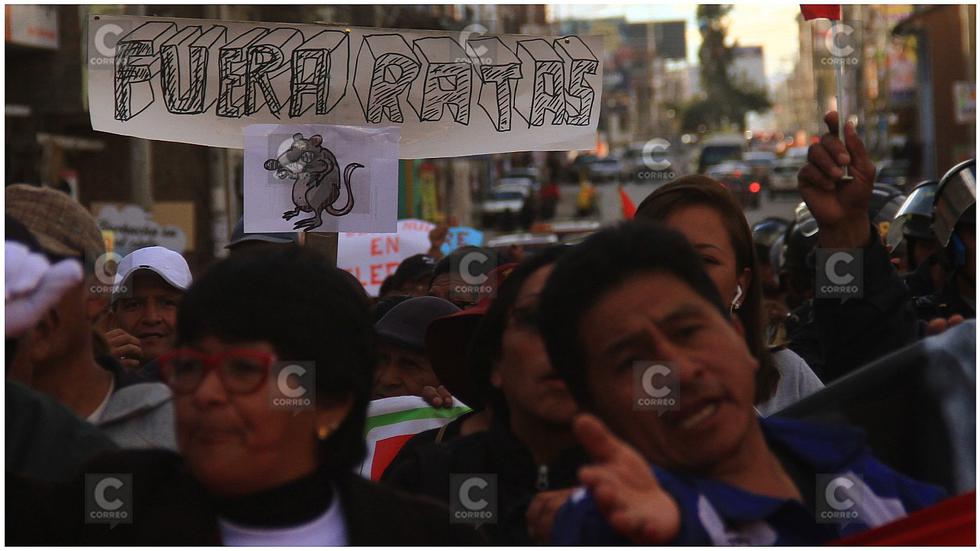 Huancayo marcha contra la corrupción (VIDEO)