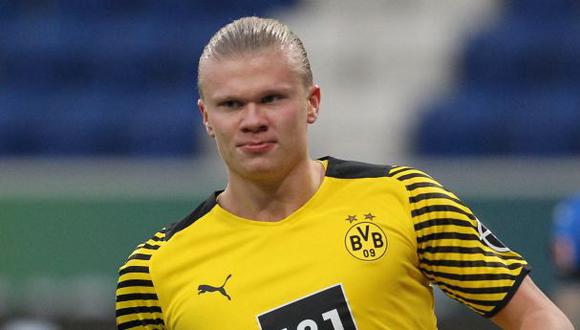 Erling Haaland tiene contrato con Borussia Dortmund hasta mediados del 2024. (Foto: AFP)