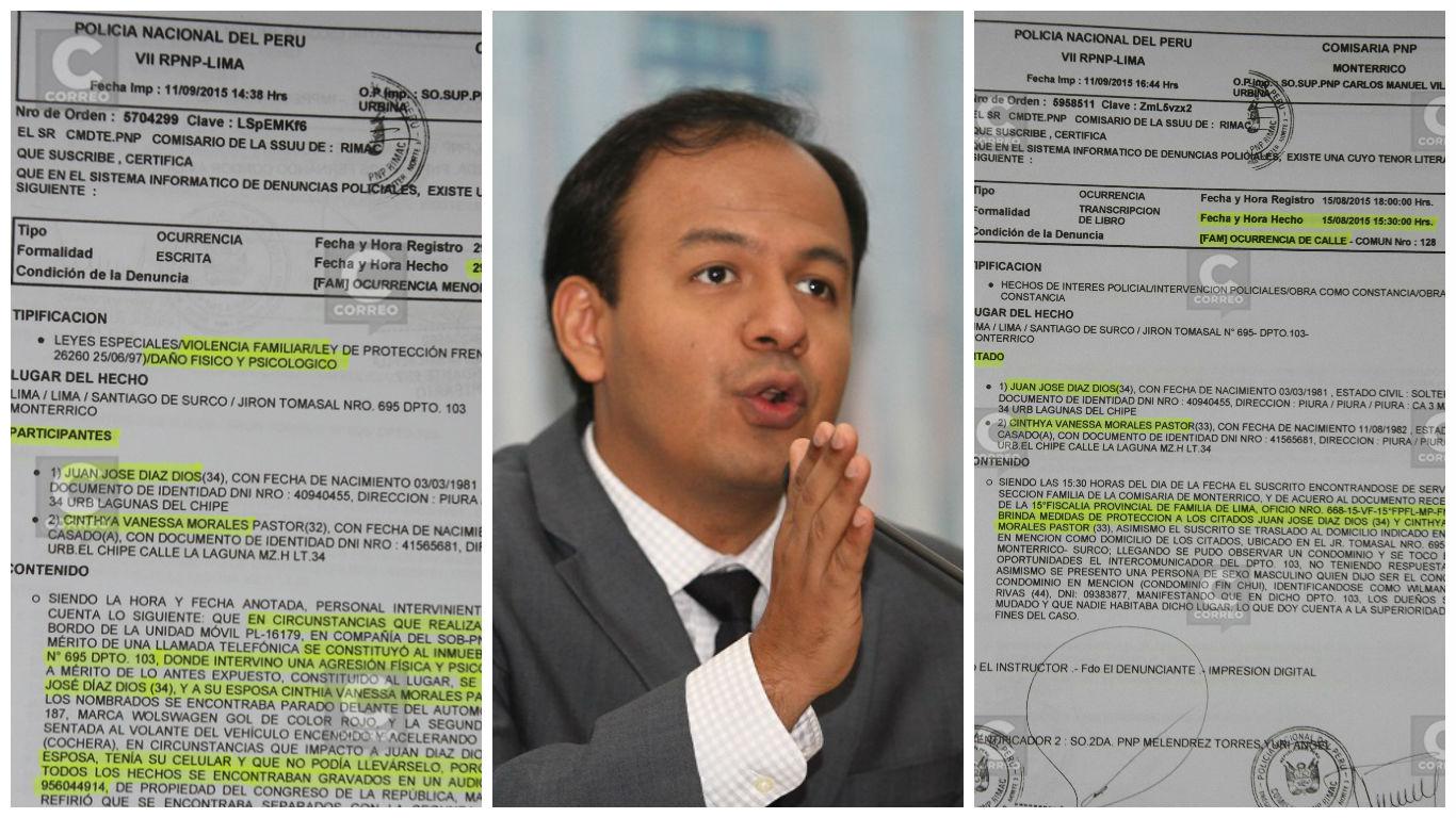 Juan Díaz Dios: documentos confirman denuncias de su esposa por agresión