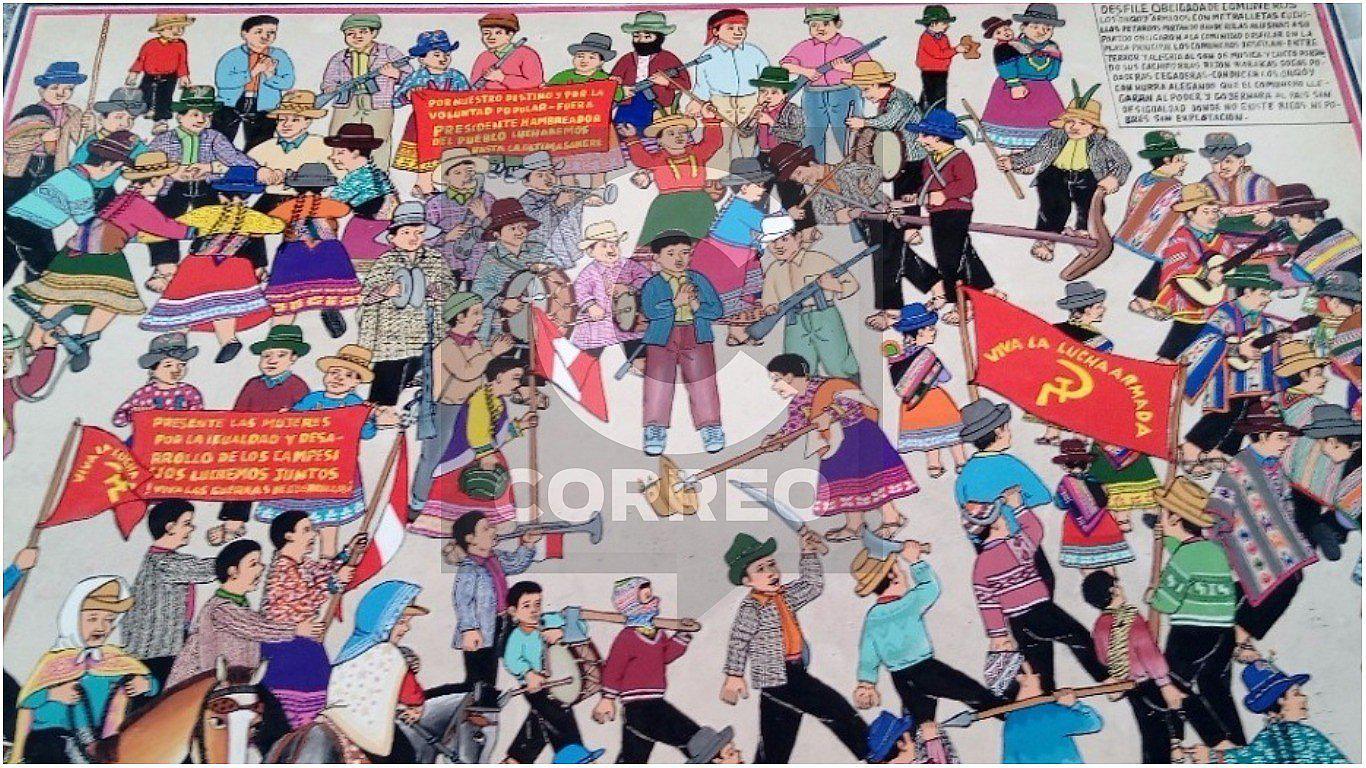 Fiscalía inmoviliza pinturas por presunta apología del terrorismo (VIDEO)