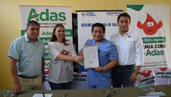 Gremio agroindustrial firma convenio de cooperación interinstitucional con la Red de Salud de Virú.