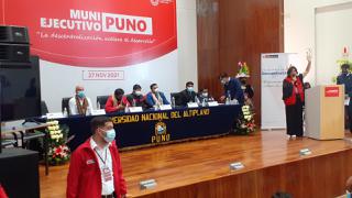 Muni Ejecutivo en Puno fue sin la presencia del presidente Castillo