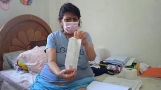 Humilde mujer iqueña pide ayuda para tratamiento médico tras más de 8 meses de accidente