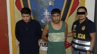Tumbes: Envían al penal de Puerto Pizarro a dos sujetos que cayeron con droga