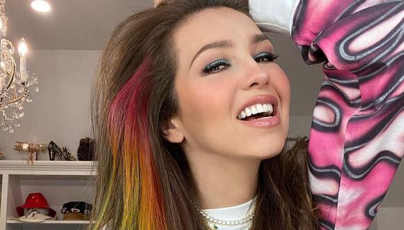 Thalía se pinta el cabello de colores y recomienda hacer "lo que te haga feliz". (Foto: @thalia)