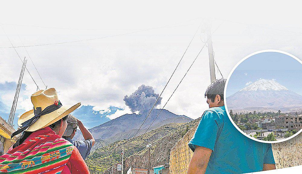 340 mil personas en riesgo por eventual erupción del volcán Misti