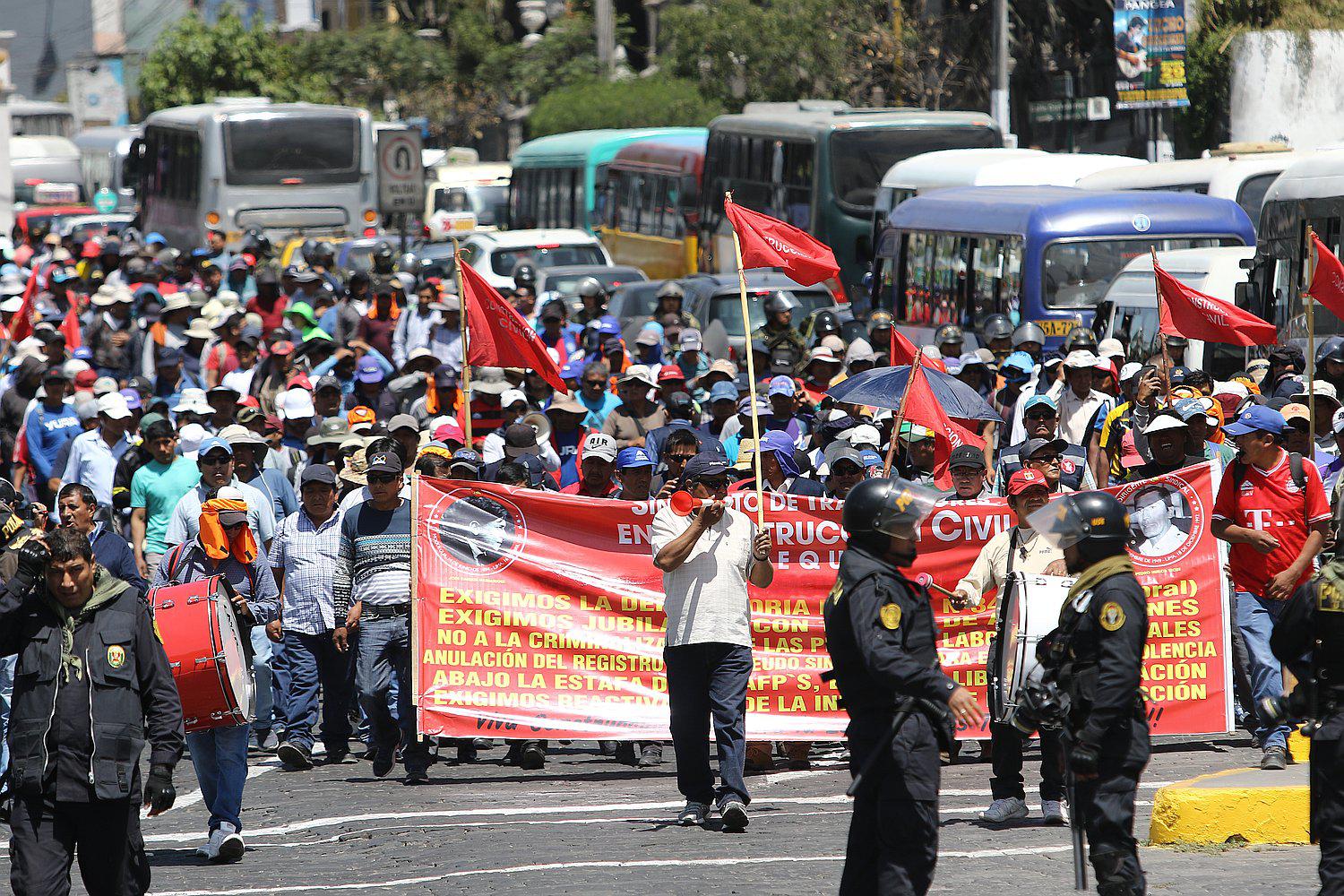 Sindicatos paralizaran actividades 18 y 19 de marzo