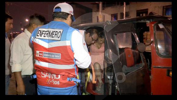 Mototaxista atropella a mujer embarazada en Villa El Salvador 