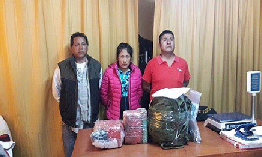 Banda cae con droga oculta en sacos de olluco y oca