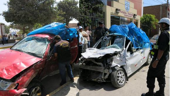 Tristeza y dolor por la muerte de familia y taxista en Monsefú
