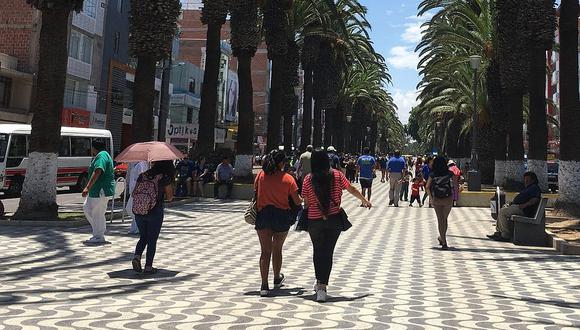 Temperatura en Tacna llegó hasta los 34°C
