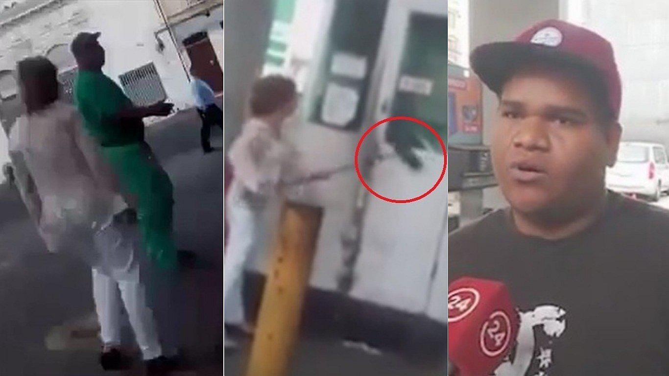 Chilena agrede y lanza insultos "discriminatorios" a trabajador venezolano (VIDEO)
