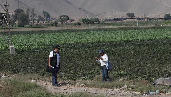 Hallan el cadáver de niña secuestrada en chacra de Ayacucho