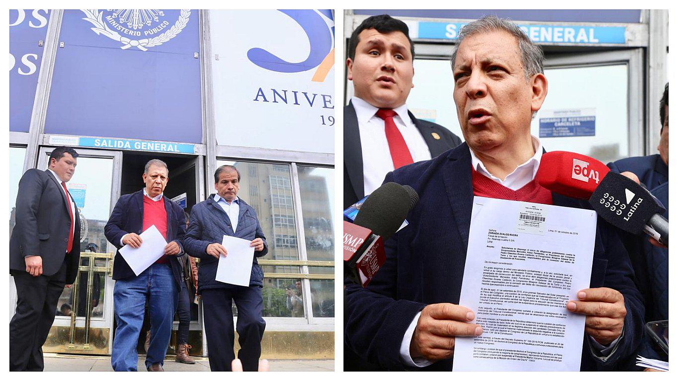 ​Marco Arana presentó denuncia contra Mercedes Aráoz por usurpación de funciones (VIDEO)