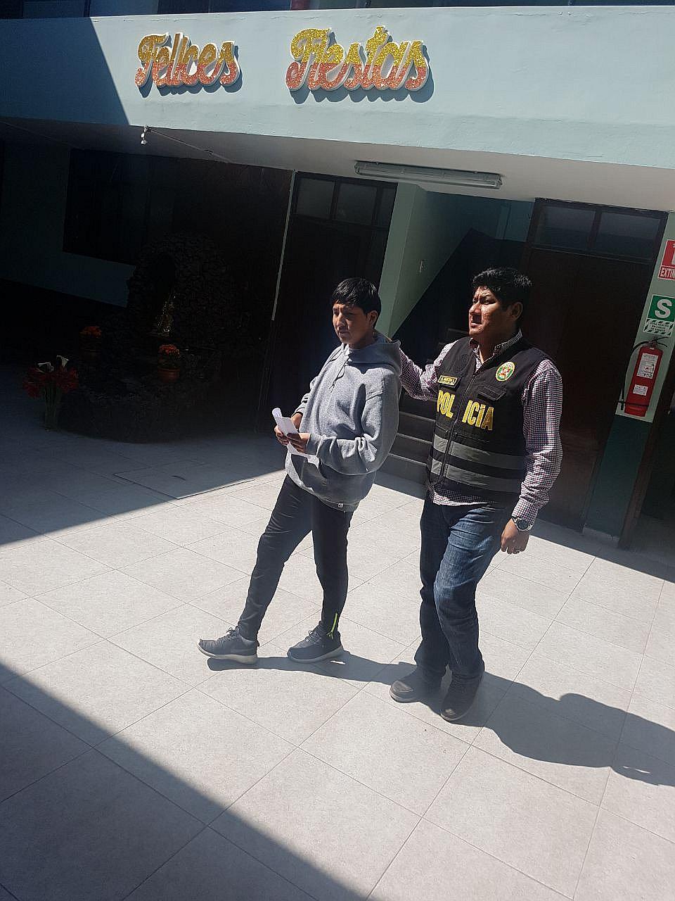 Intervienen a joven acusado por violación sexual contra menor