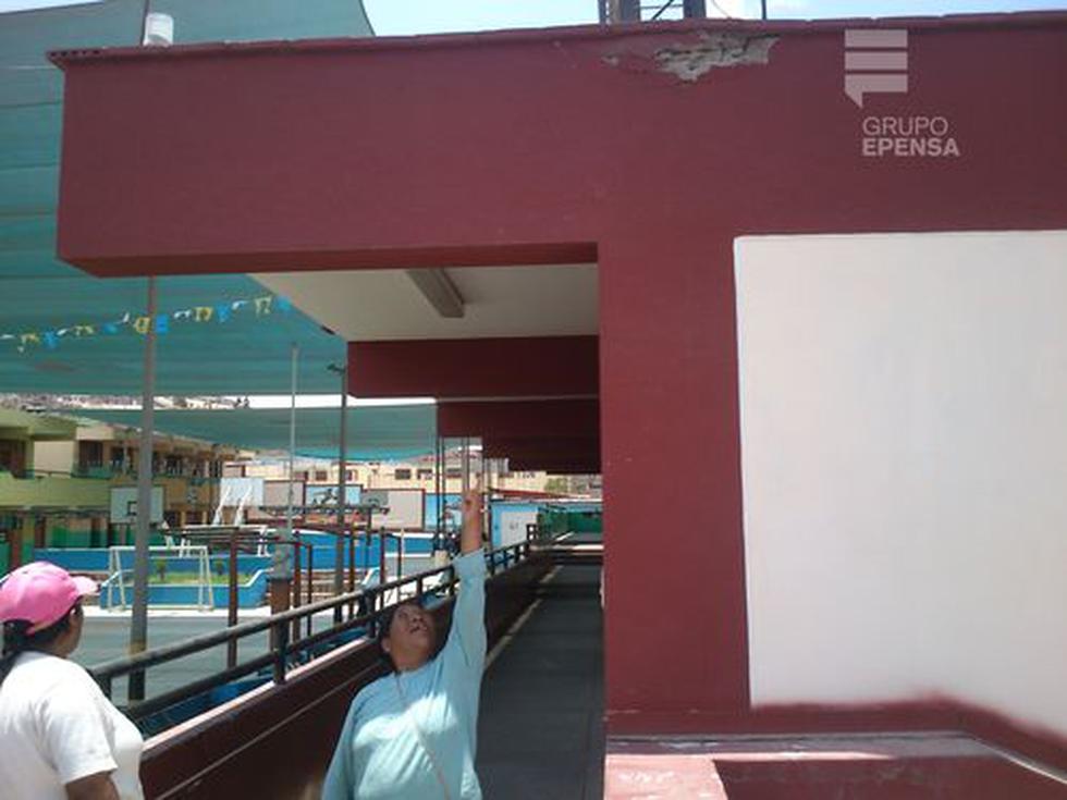 Colegio Simón Bolivar en abandono