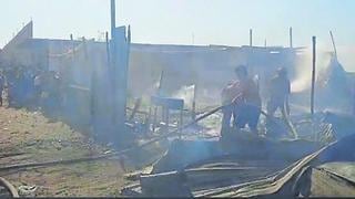 Sullana: Ocho familias se quedan en la calle tras incendio en Villa La Paz