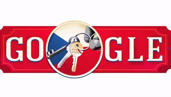 Google dedica su doodle al Día Nacional de la Libertad en la República Checa