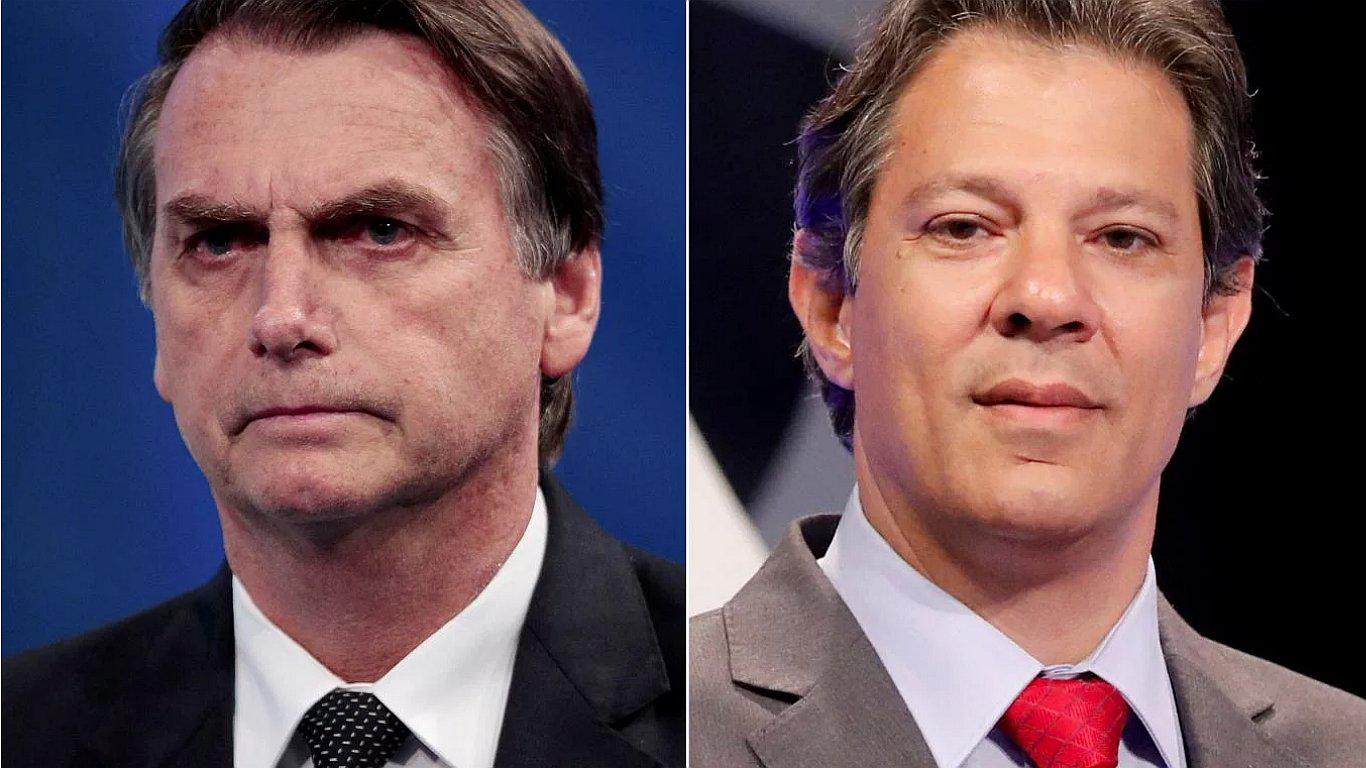 Bolsonaro y Haddad disputarán presidencia de Brasil en segunda vuelta