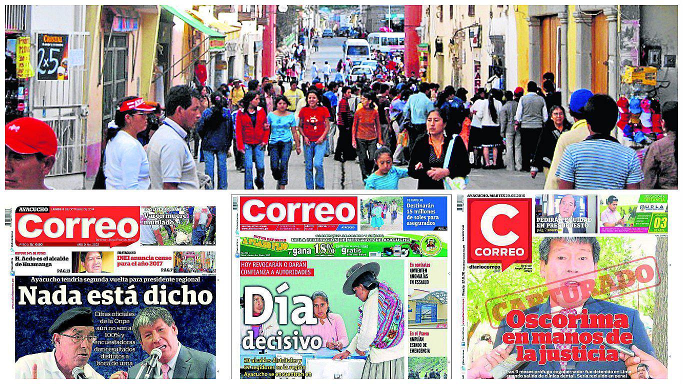 ​Diario Correo en Ayacucho: doce años liderando la lectoría de la región 