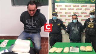 Piura: Policía interviene a un hombre con siete kilos de droga