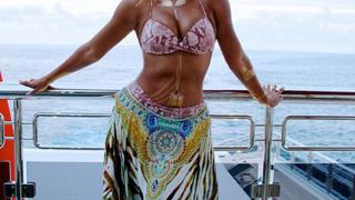 Beyoncé luce su esbelta figura en bikini (Fotos)