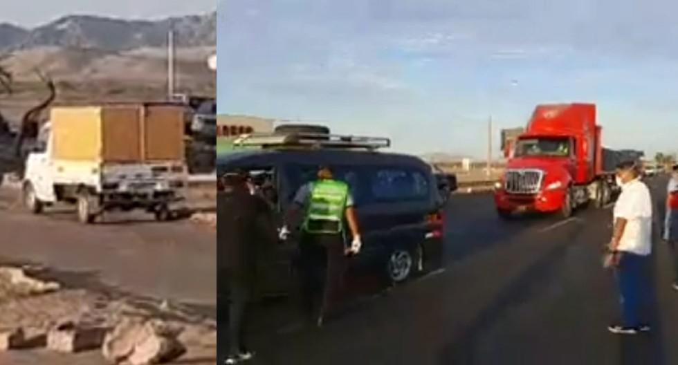 Ica: Detienen a 20 personas que pretendían llegar a Ica escondidos en una camioneta cerrada burlando estado de emergencia.
