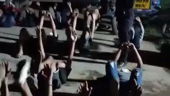 Huánuco: castigan a jóvenes por incumplir toque de queda (Video)