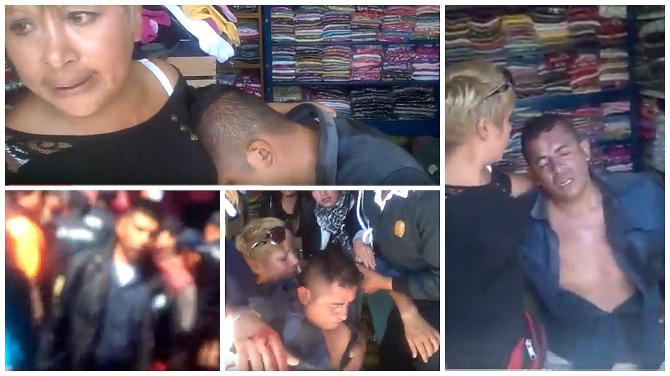 Luego de bronca con municipales muere comerciante (VIDEO)