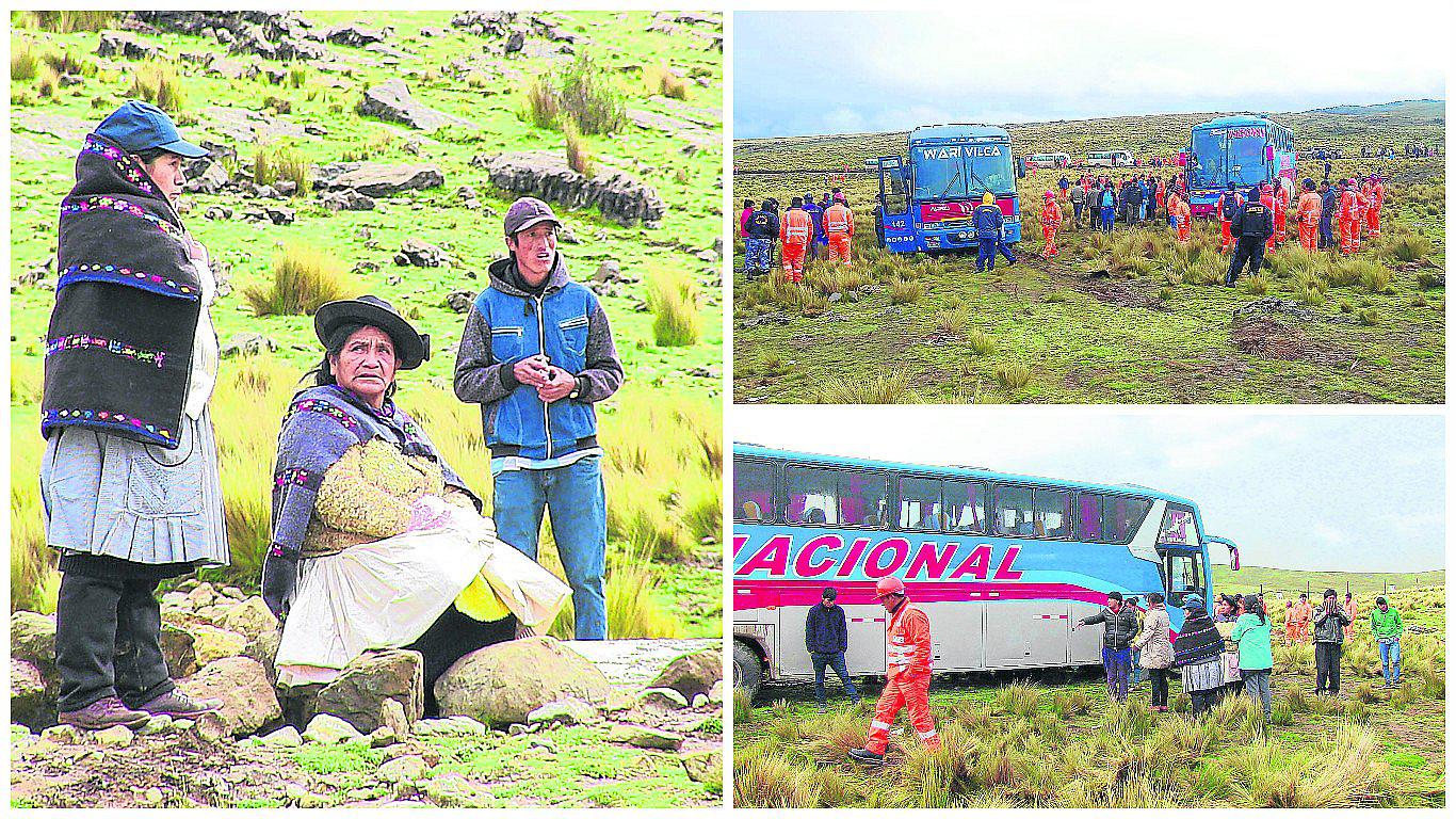 A punta de balazos asaltan dos buses y se llevan más de 70 mil (VIDEO)