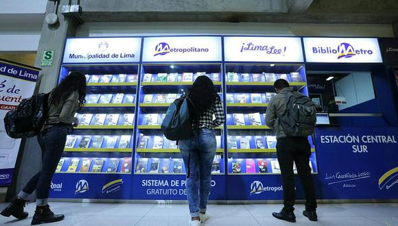 El 23 de junio fue inaugurado el Bibliometro, un sistema de préstamo de libros en el Metropolitano. (Foto: Facebook)